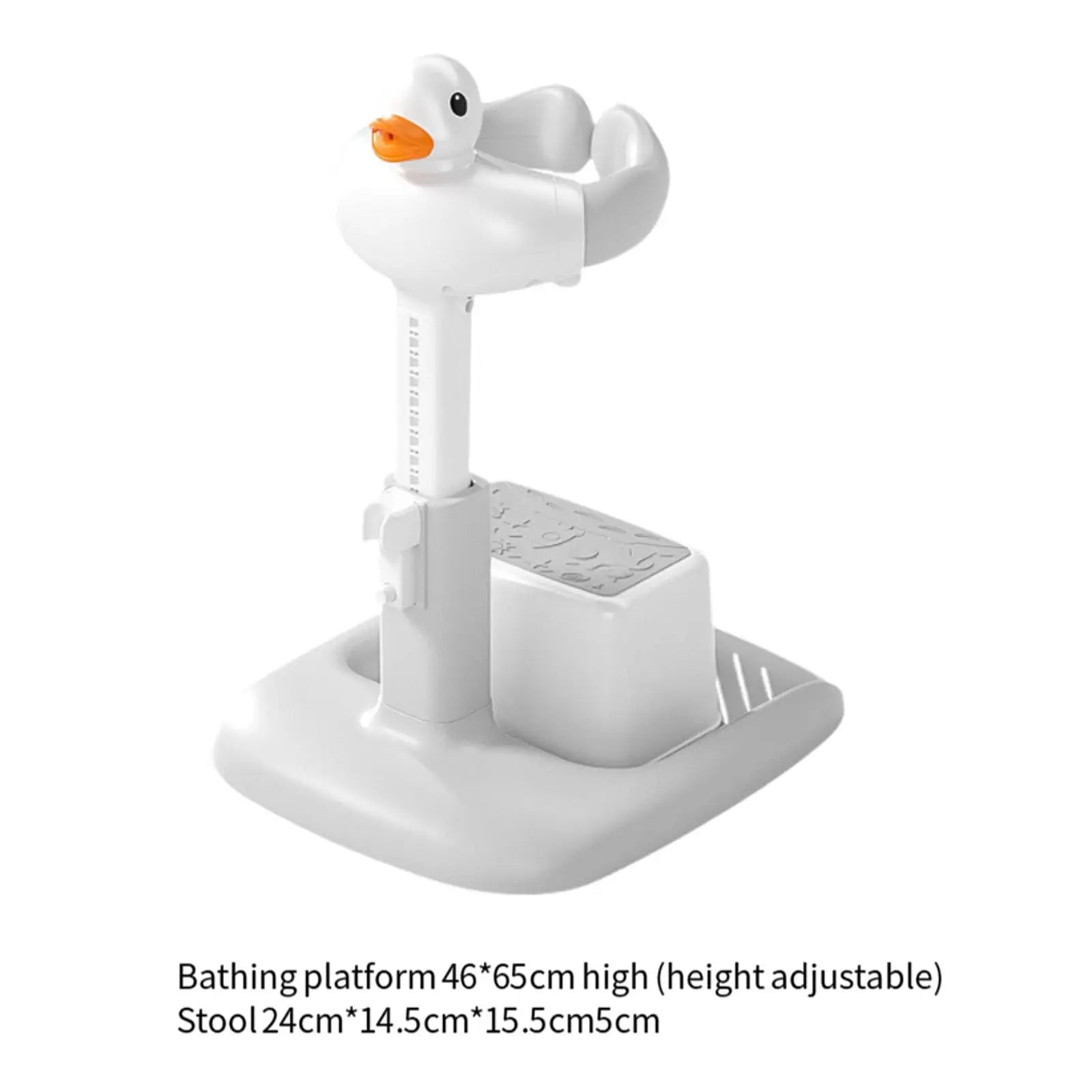 Baby Standing Bath Anti Slip Baby Bath Support Foldable Infant Bath Stand Adjustable Shower for Newborn 0-6 Months Infants