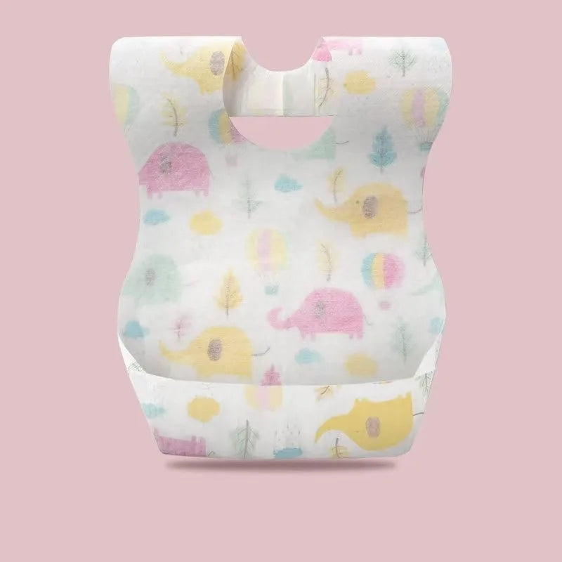 6 Months To 2 Years Disposable Bib for Babies  Newborn Baby Cartoon Stuff Feeding Bibs  Boy Girl Kid Outdoor Items Toddler Bib