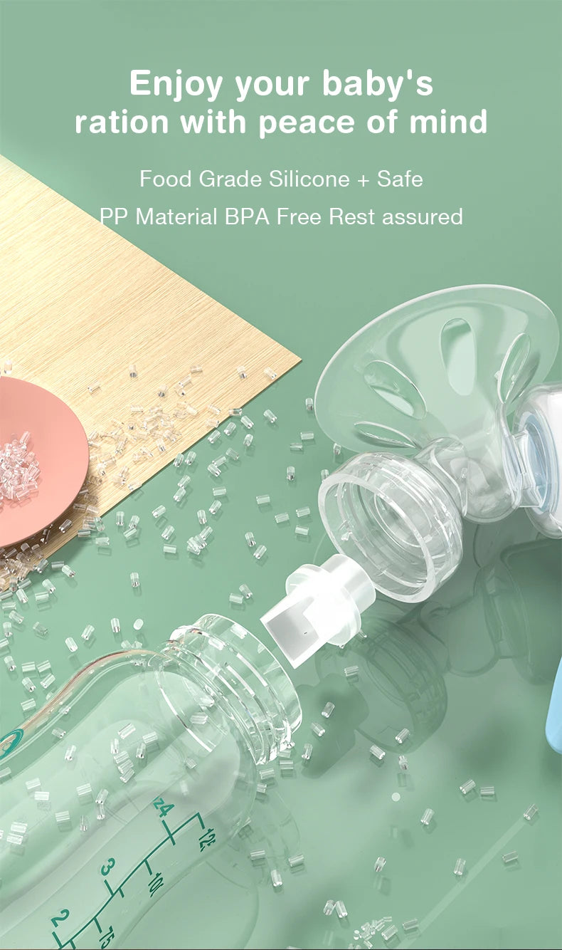 Breast Pump Baby Nipple Manual Suction Milk Pump Feeding Breasts Pumps Milk Bottle Sucking Postpartum Supplies BPA Free