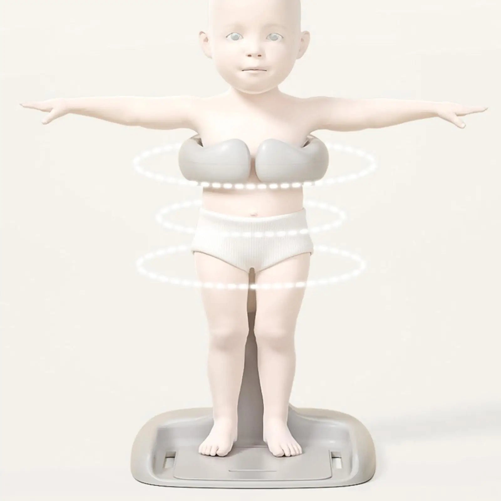 Baby Standing Bath Anti Slip Baby Bath Support Foldable Infant Bath Stand Adjustable Shower for Newborn 0-6 Months Infants