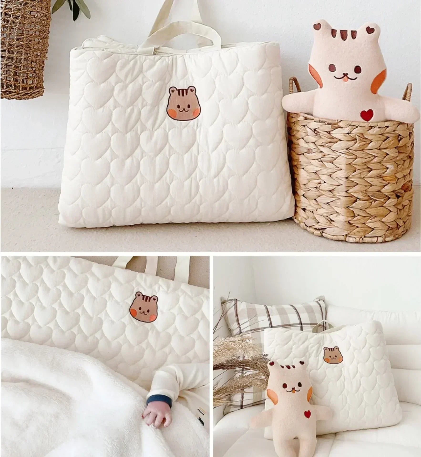 Baby Mattress Baby Newborn Portable Infant Folding Baby Cotton Breathable Nap Mat Toddler Blanket Cot Mattress Baby Beding