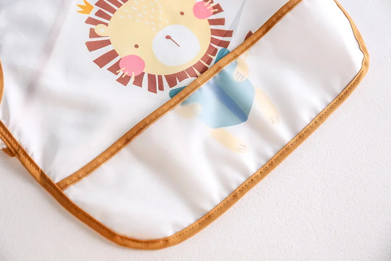 New Cartoon Sleeveless Baby Bibs Waterproof Apron Cute Washcloth Feeding Bib Soft Burp Cloth For Toddler Boys Girls Bandana Bibs