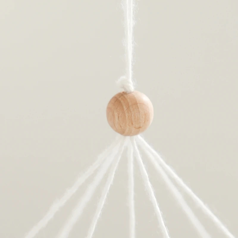 Baby Wooden Bed Bell Mobile Hanging Toy 0-12 Month Baby Crib Mobile Lambhair Bear Bunny Doll Toy Bed Holder Bracket Kid Gift