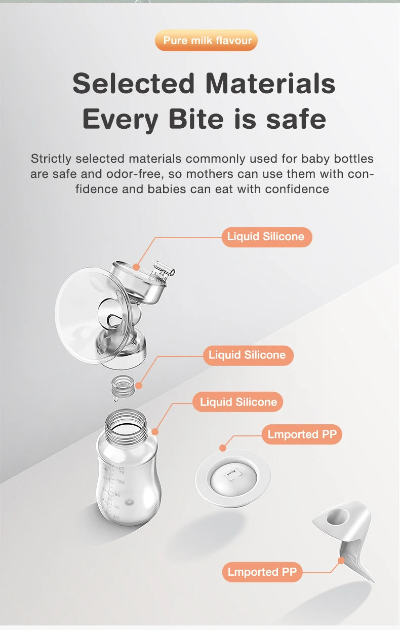 MAMIJOY  Breast Pump Baby Nipple Manual Suction Milk Pump Feeding Breasts Pumps Milk Bottle Sucking Postpartum Supplies BPA Free