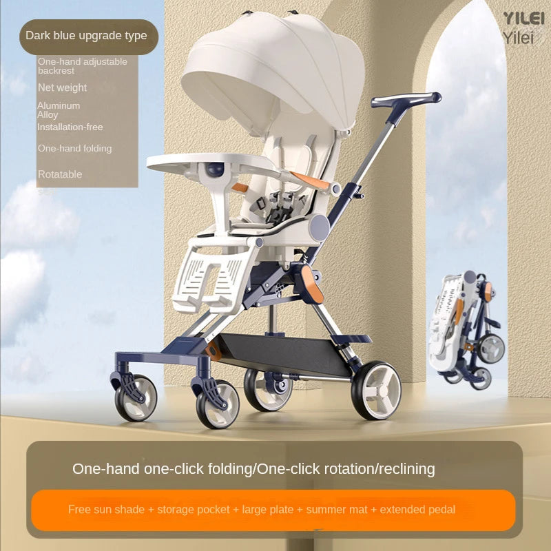 Lightweight baby stroller High view Can sit or lie down Baby stroller with baby comfort folding baby pram baby accessories