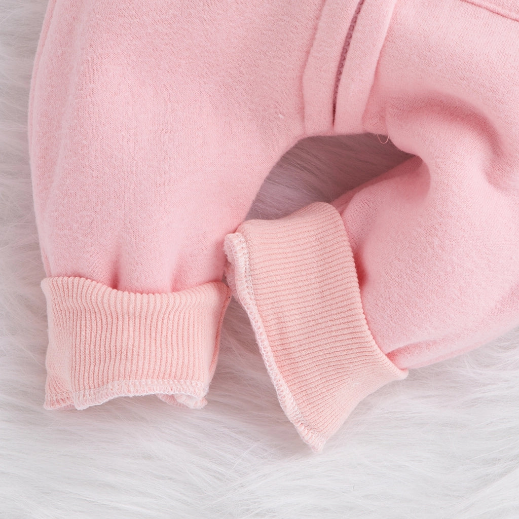 PatPat Winter Baby Adorable Cloud Hooded Baby Rompers for Baby Boys and Baby Girls Warm Unisex Baby Bodysuit Clothes