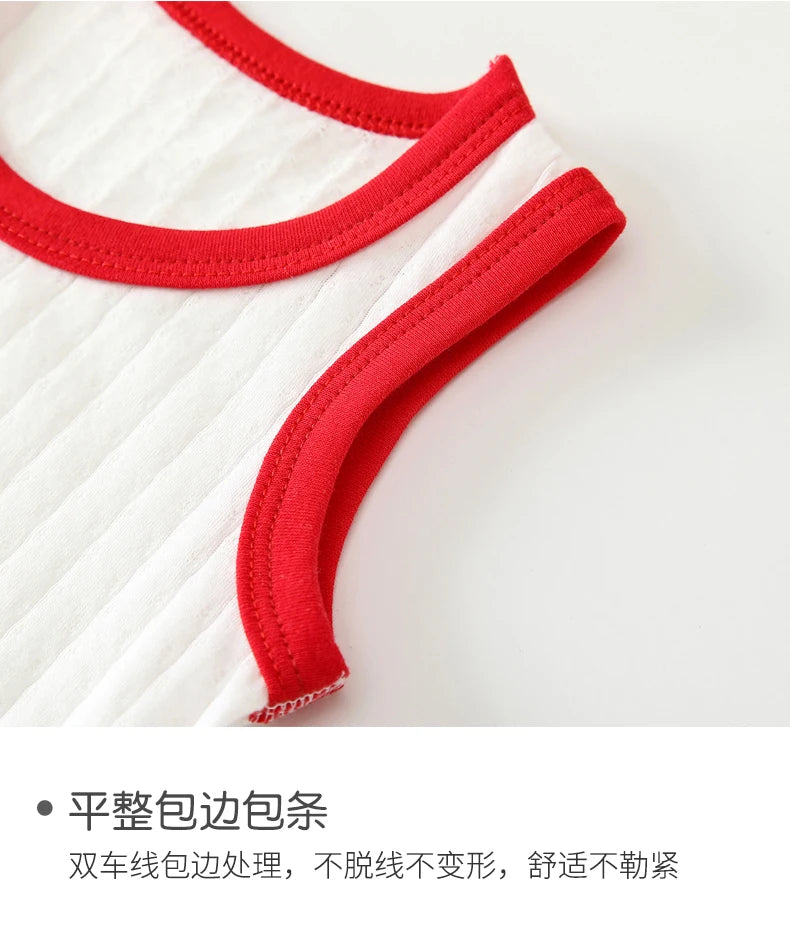 Seamless Sewing Baby Sleeveless Baby Bodysuit Summer Breathable Baby Boy Clothes Newborn Baby Clothes Girl Infant Baby Rompers