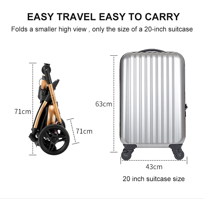 Baby stroller light strollers for baby stroller 3 in 1 Baby carriage baby car baby stuff crib for baby Foldable baby stroller