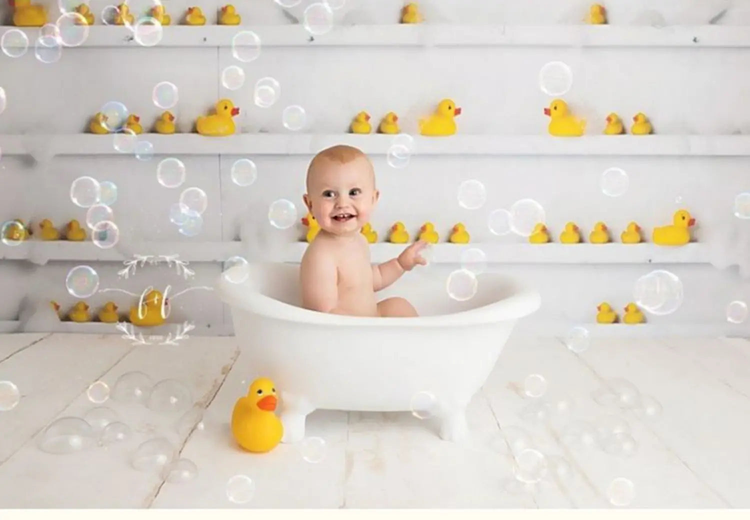 Transparent Small Bathtub 100-day-old Baby Photo Location Bathtub Milk Bath Photo Bath Bucket Children's Photography Accessories