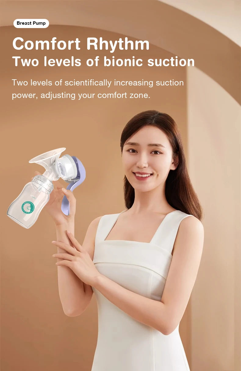 Breast Pump Baby Nipple Manual Suction Milk Pump Feeding Breasts Pumps Milk Bottle Sucking Postpartum Supplies BPA Free