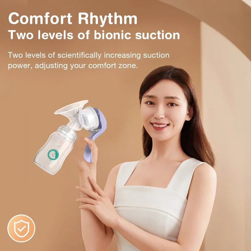 Breast Pump Baby Nipple Manual Suction Milk Pump Feeding Breasts Pumps Milk Bottle Sucking Postpartum Supplies BPA Free