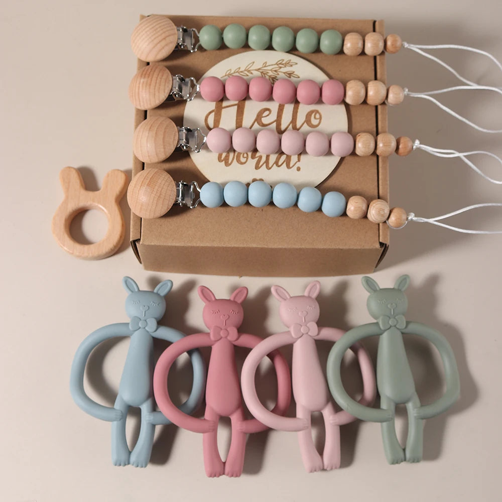 Baby Photo background  Props Set – Newborn Growth Milestone Cards for Photoshoots bunny teether gift set