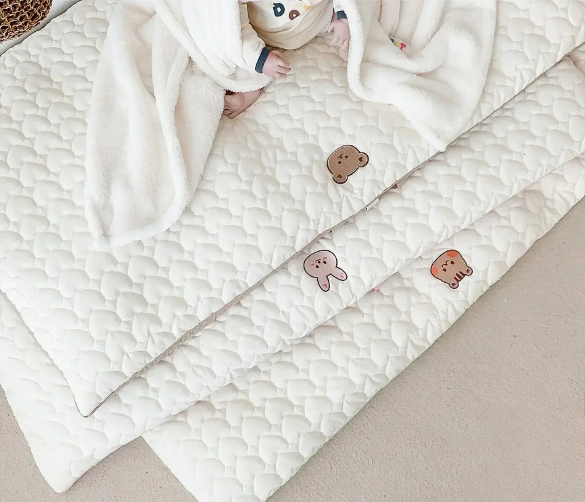 Baby Mattress Baby Newborn Portable Infant Folding Baby Cotton Breathable Nap Mat Toddler Blanket Cot Mattress Baby Beding