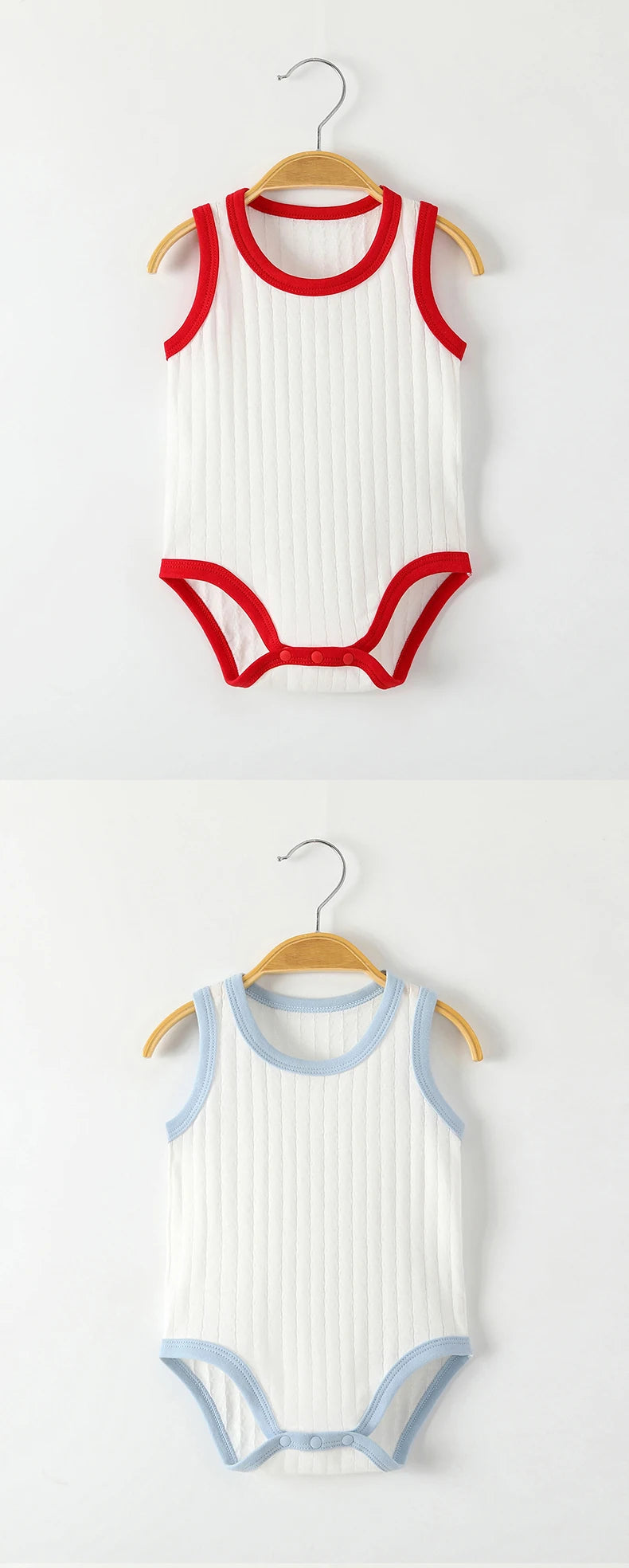 Seamless Sewing Baby Sleeveless Baby Bodysuit Summer Breathable Baby Boy Clothes Newborn Baby Clothes Girl Infant Baby Rompers