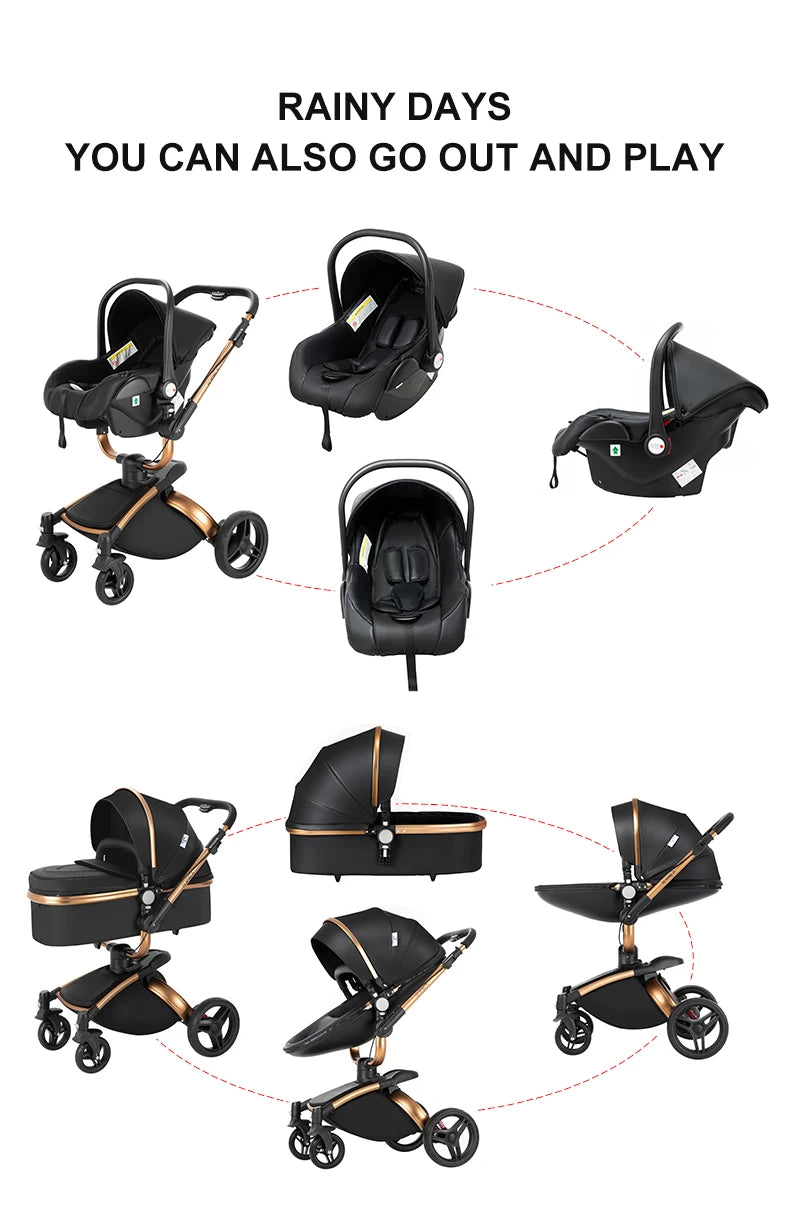 Baby stroller light strollers for baby stroller 3 in 1 Baby carriage baby car baby stuff crib for baby Foldable baby stroller