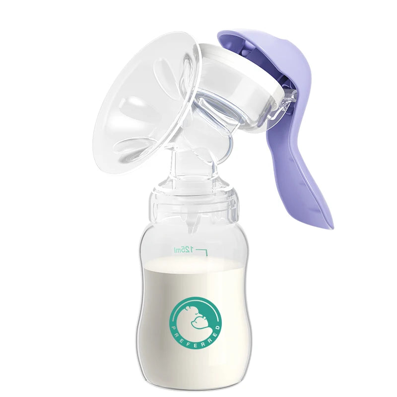 Breast Pump Baby Nipple Manual Suction Milk Pump Feeding Breasts Pumps Milk Bottle Sucking Postpartum Supplies BPA Free