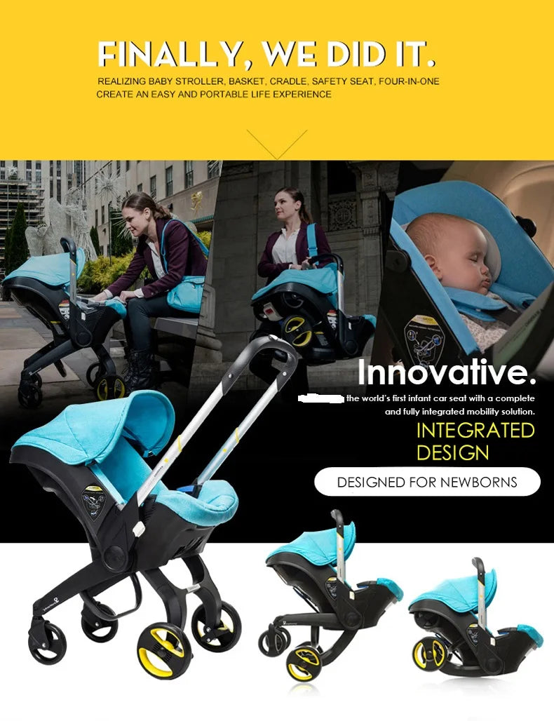 Baby 4 in 1 stroller Baby carriage Lightweight stroller baby cars Baby stroller travel stroller for baby child seat car pram