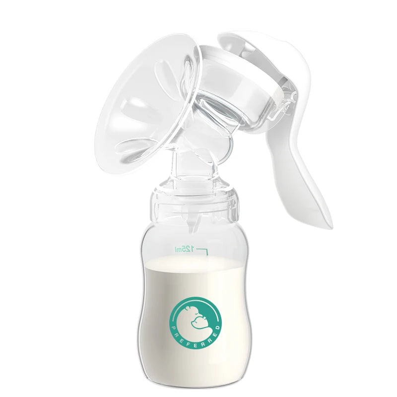 Breast Pump Baby Nipple Manual Suction Milk Pump Feeding Breasts Pumps Milk Bottle Sucking Postpartum Supplies BPA Free