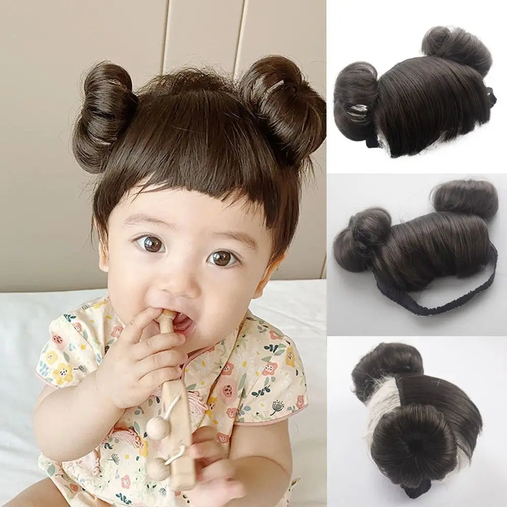 Baby Wig Bangs Hairband Children's Hair Accessories Baby's First Birthday Photography Styling Hair Accessories Gift