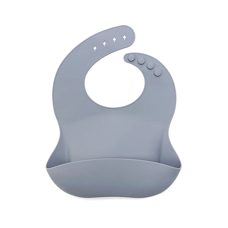 Baby Bibs Ins Style Print Waterproof Soft Silicone Baby Feeding Stuff Cute Pattern Kids Girl Boy Toddler Adjustable Children Bib