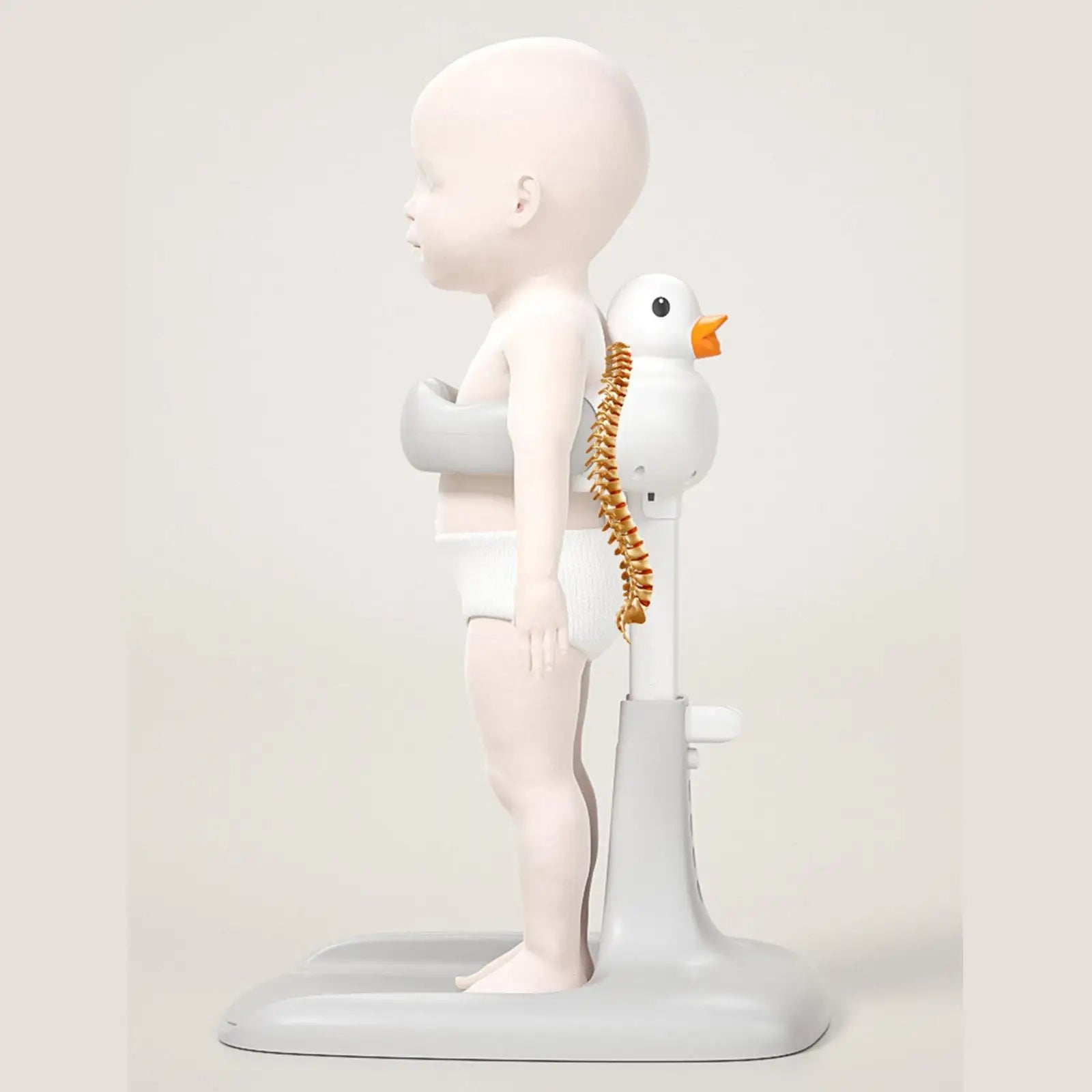 Baby Standing Bath Anti Slip Baby Bath Support Foldable Infant Bath Stand Adjustable Shower for Newborn 0-6 Months Infants