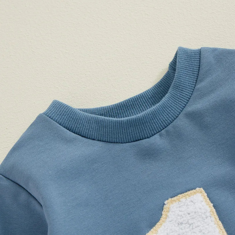 6 to 18 Months Baby First Birthday Bodysuit Spring Autumn Clothes Long Sleeve Crew Neck Letters Jumpsuit Baby Clothing