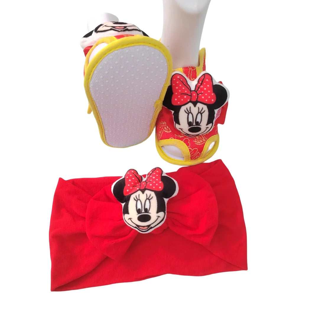 Baby headband Newborn Baby Hair accessories Children's bow Bandana Baby Boys Girls Baby Toddlers Soft soled non-slip baby shoes